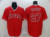 Angels 27 Mike Trout Red 2020 Nike Cool Base Jersey,baseball caps,new era cap wholesale,wholesale hats